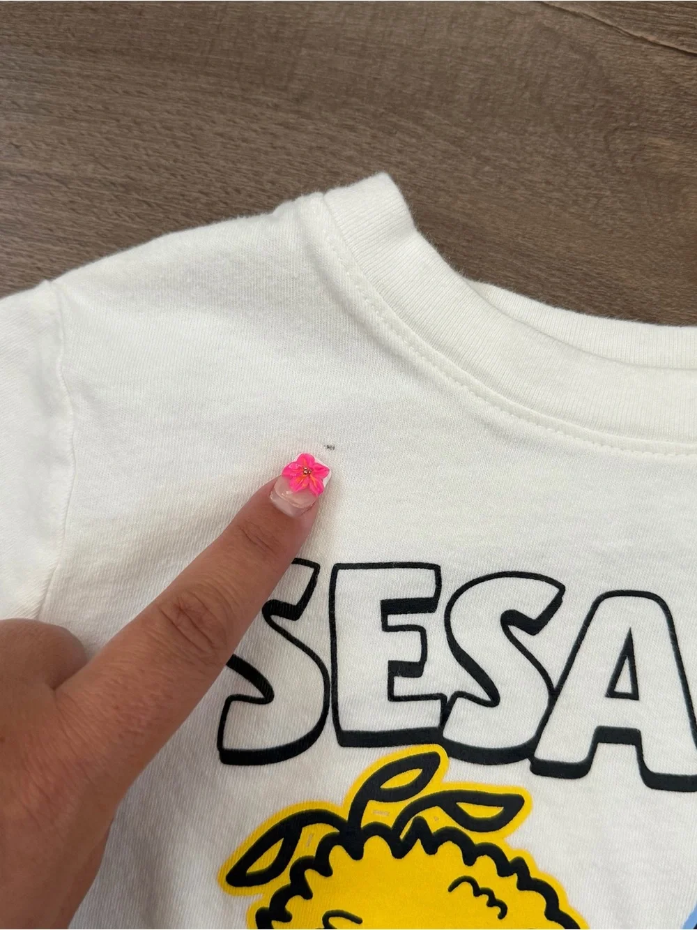 Baby Gap x Sesame Street Graphic Crewneck T-shirt - White - Size 5